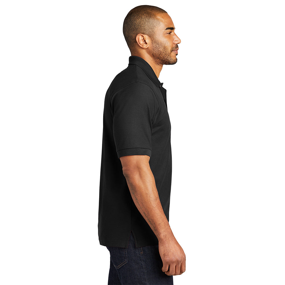 Port Authority® Silk Touch™ Polo with Pocket - Black