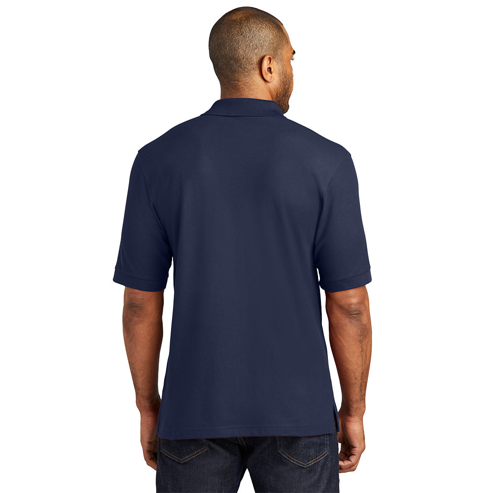 Port Authority® Silk Touch™ Polo with Pocket - Navy