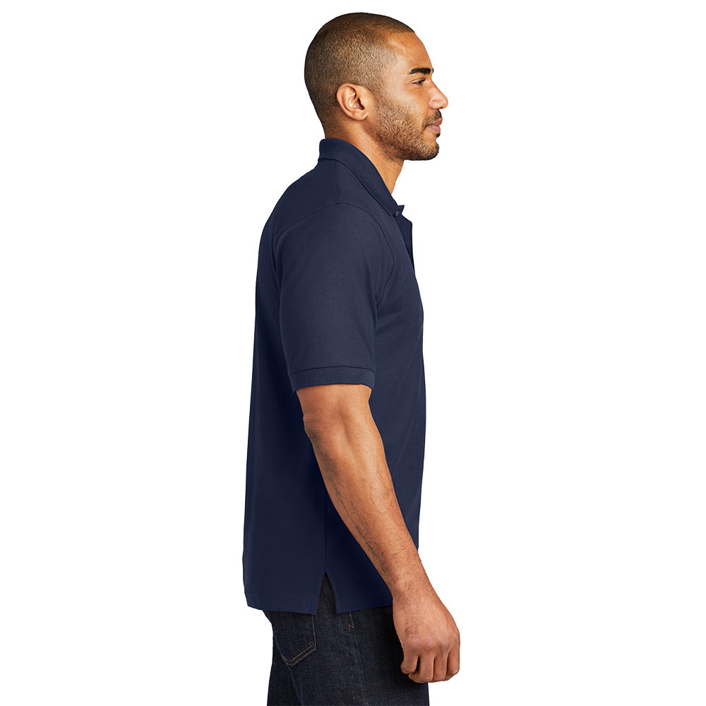 Port Authority® Silk Touch™ Polo with Pocket - Navy