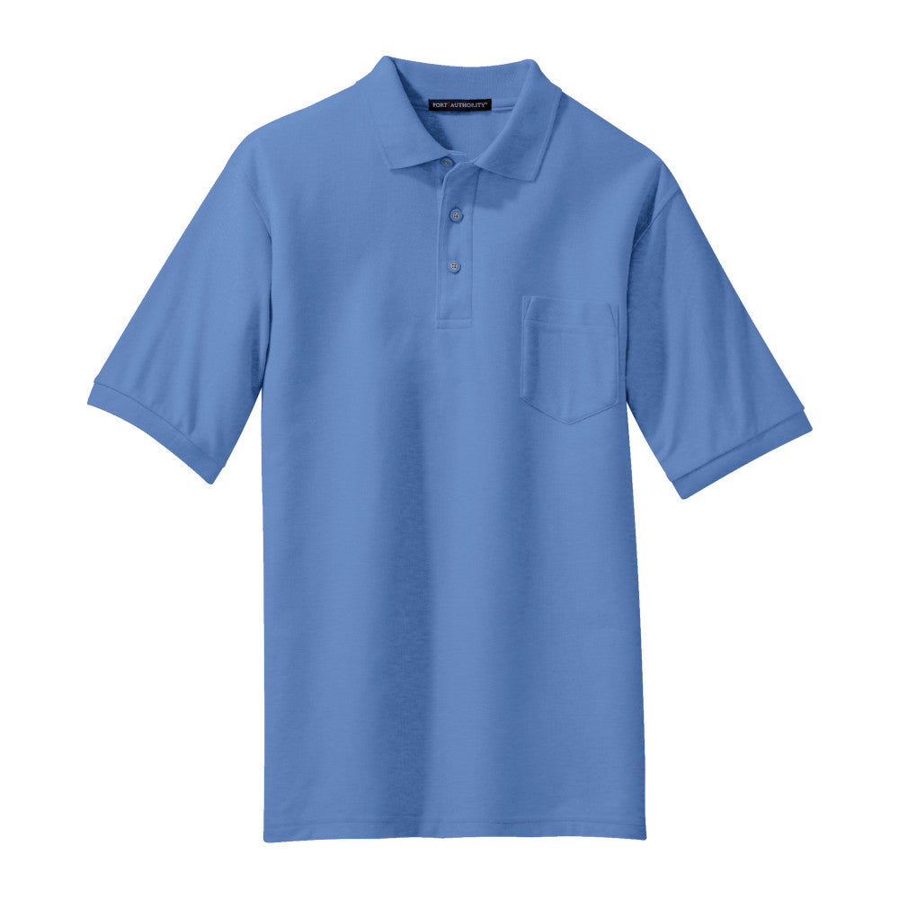 Port Authority® Silk Touch™ Polo with Pocket - Ultramarine