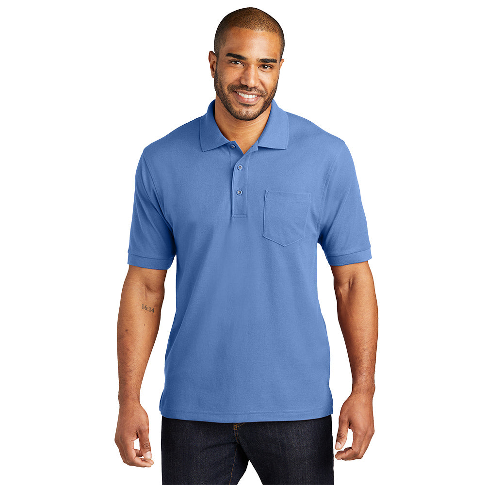 Port Authority® Silk Touch™ Polo with Pocket - Ultramarine