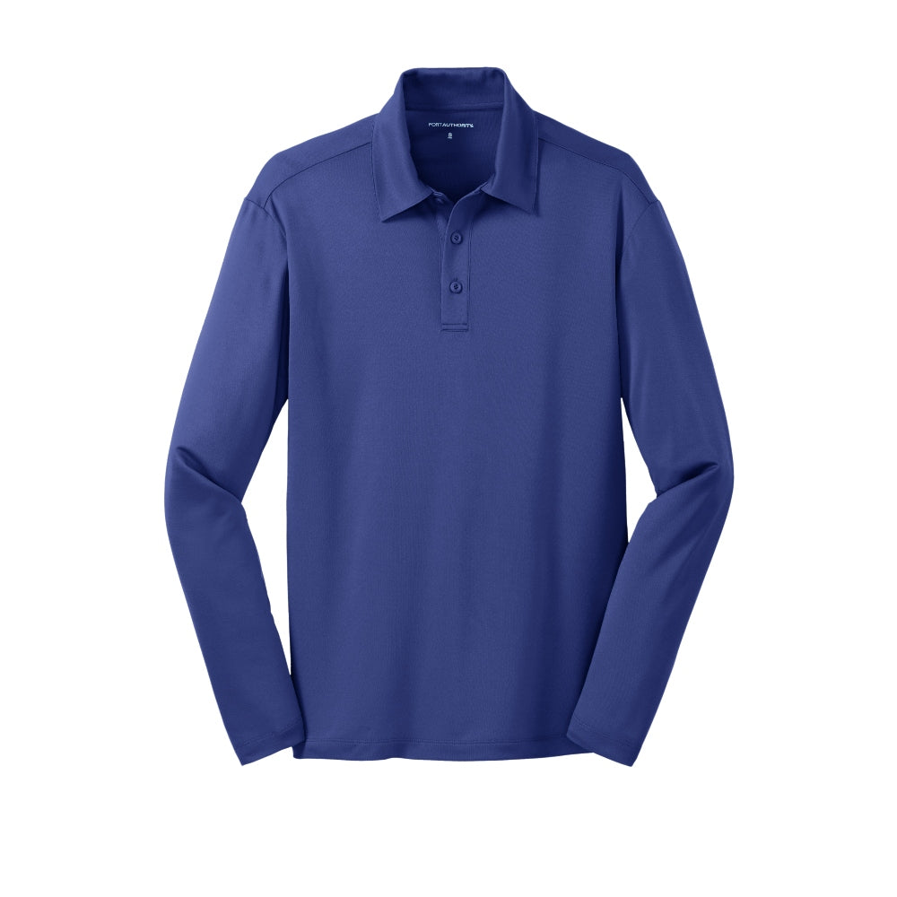 Port Authority® Silk Touch™ Performance Long Sleeve Polo - Royal