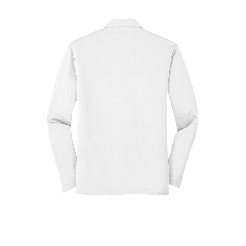 Port Authority® Silk Touch™ Performance Long Sleeve Polo - White