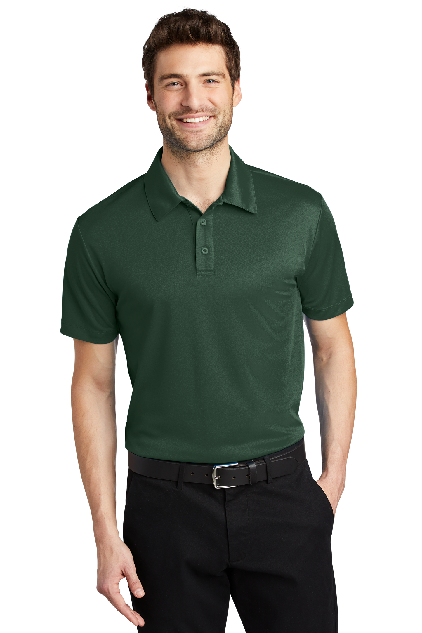 Port Authority® Silk Touch™ Performance Polo - Dark Green