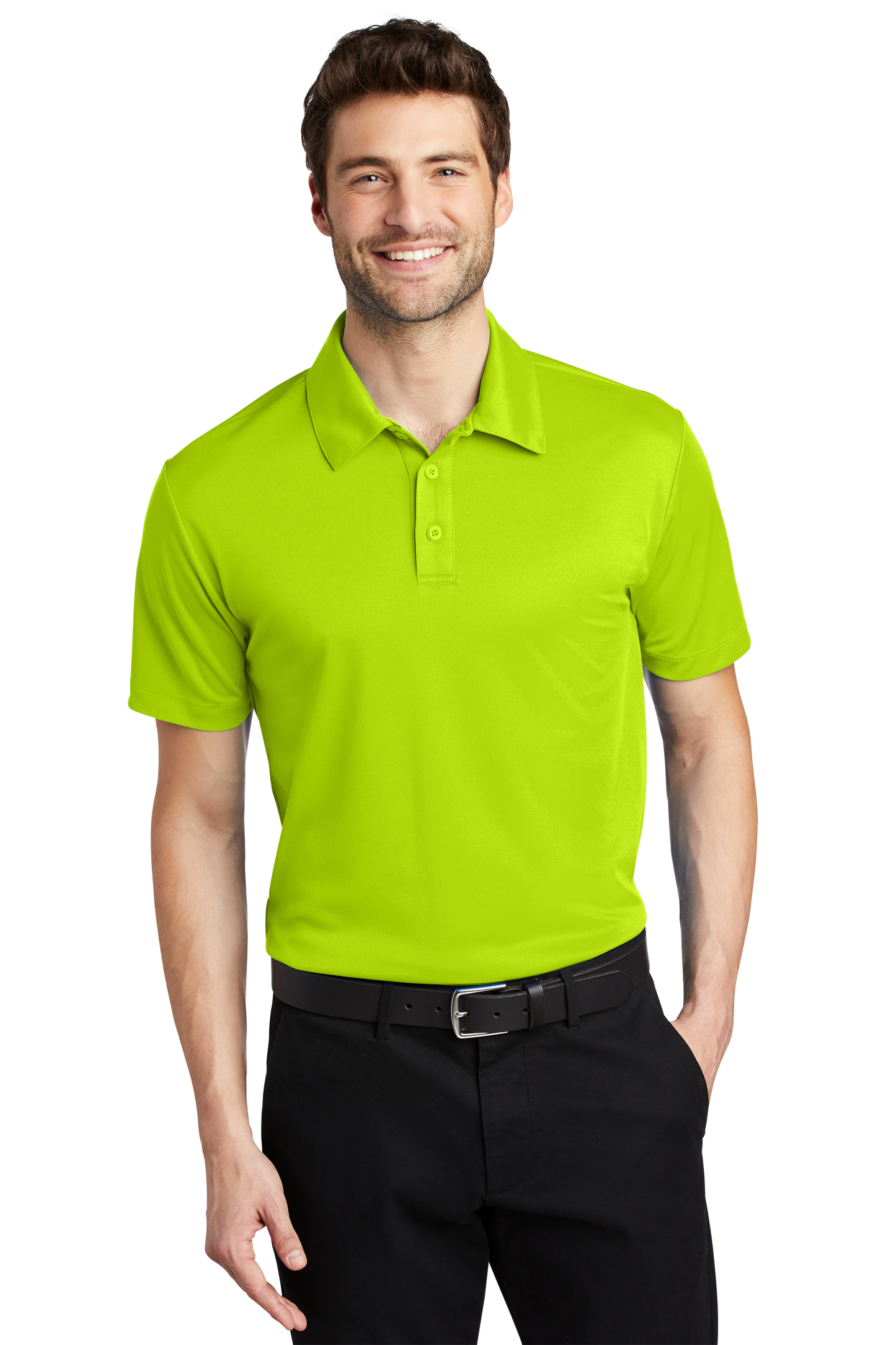 Port Authority® Silk Touch™ Performance Polo - Neon Yellow