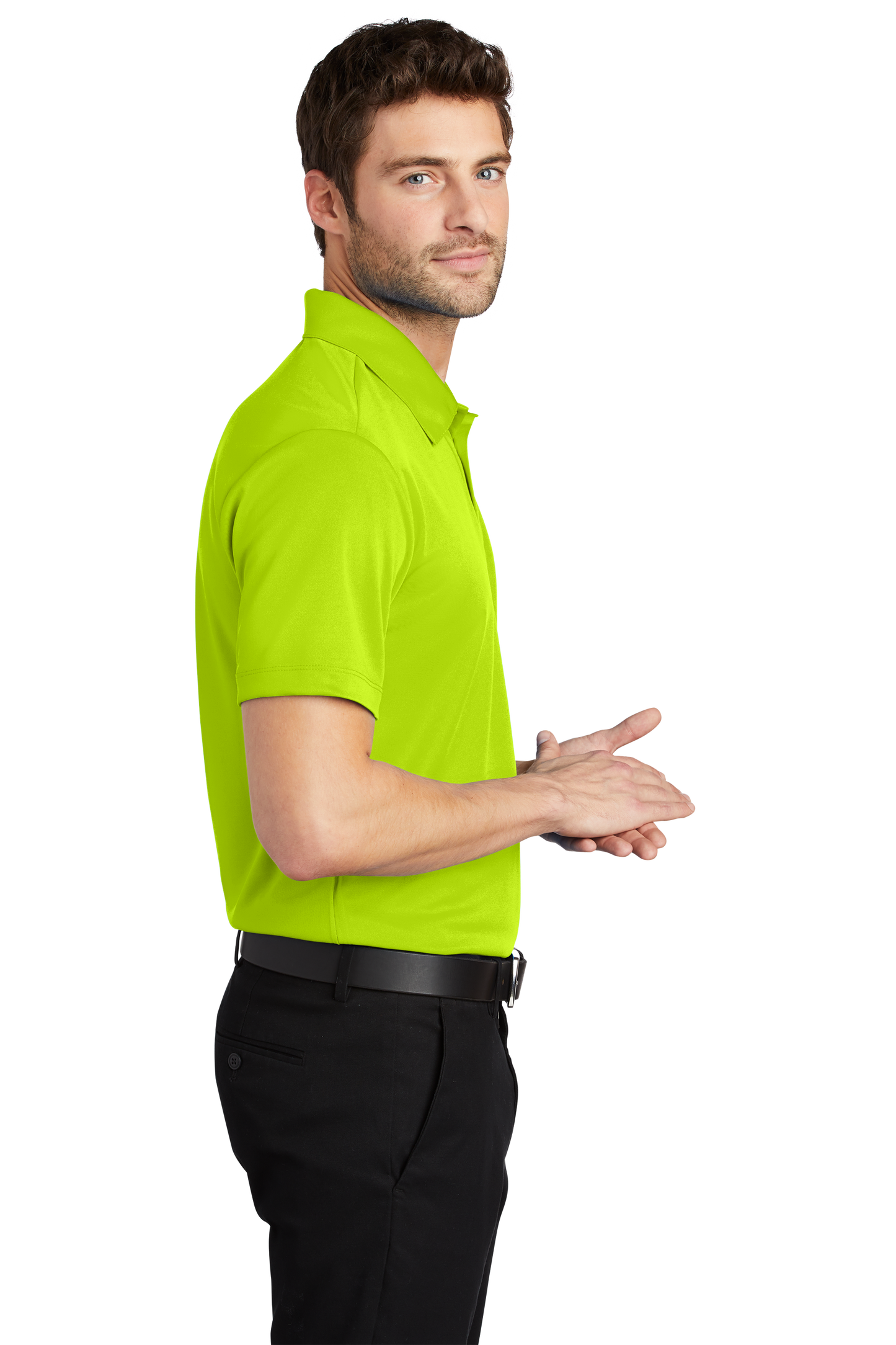 Port Authority® Silk Touch™ Performance Polo - Neon Yellow