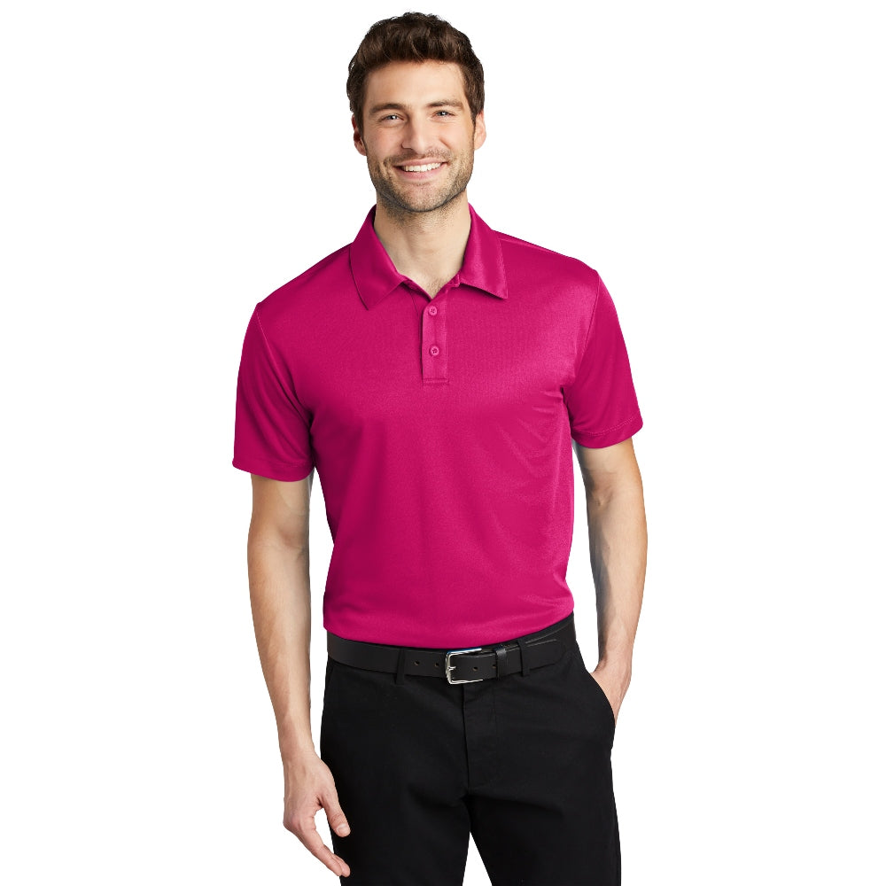 Port Authority® Silk Touch™ Performance Polo - Pink Raspberry
