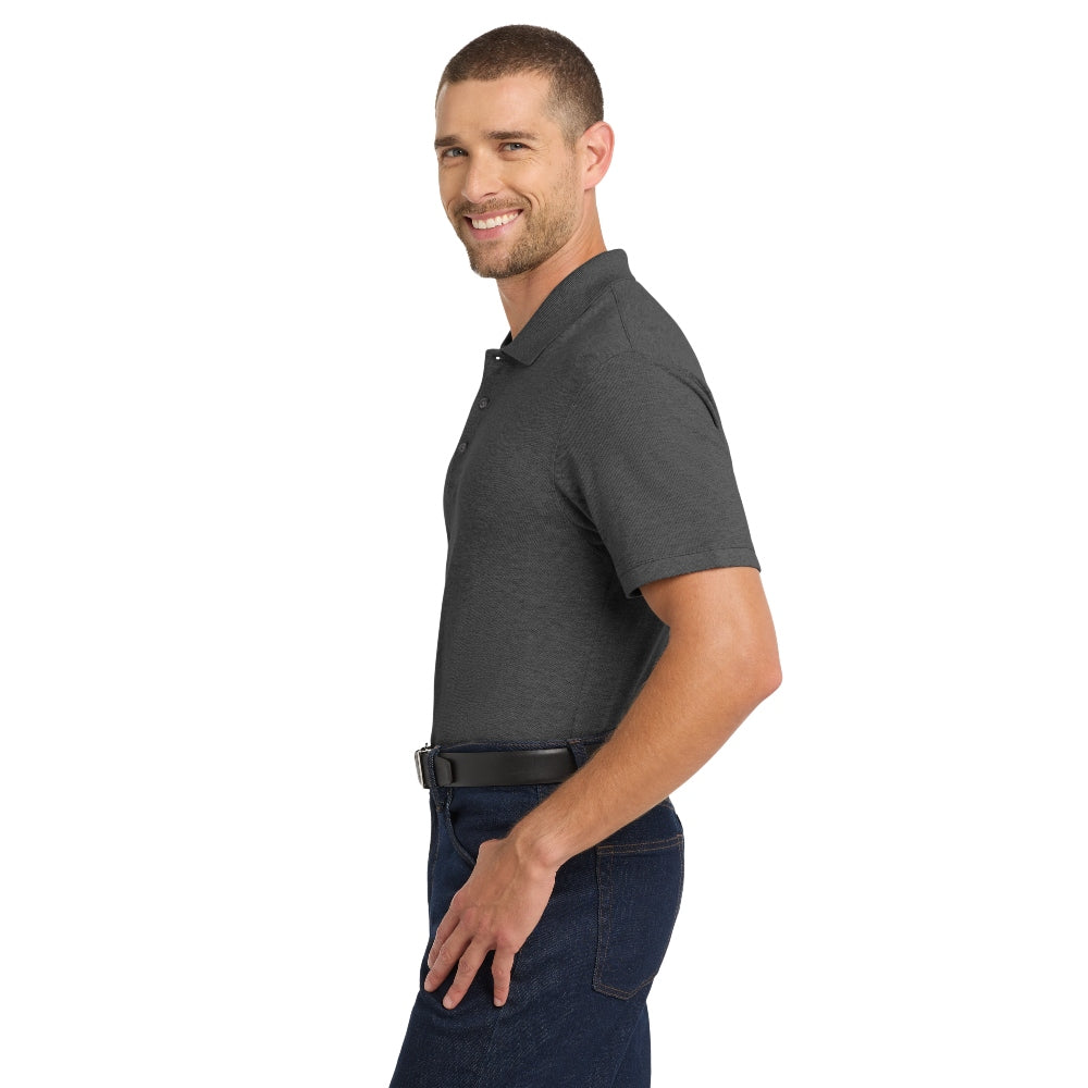 Port Authority® EZCotton® Polo - Charcoal Heather