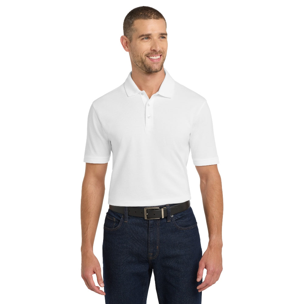 Port Authority® EZCotton® Polo - White