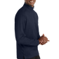 Port Authority® Vertical Texture 1/4-Zip Pullover - True Navy / Iron Grey