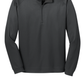 Port Authority® Vertical Texture 1/4-Zip Pullover - Iron Grey / Black