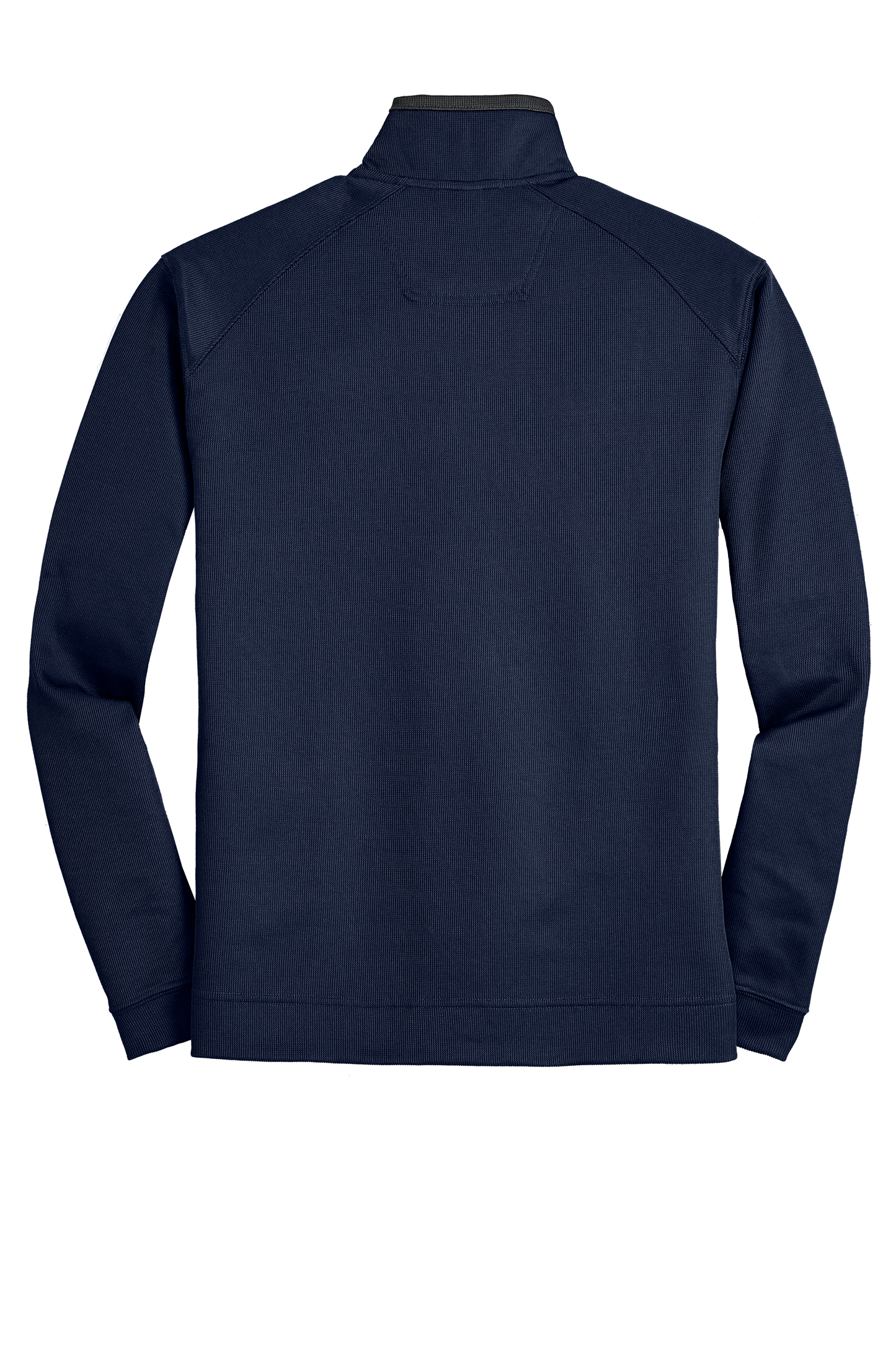 Port Authority® Vertical Texture 1/4-Zip Pullover - True Navy / Iron Grey