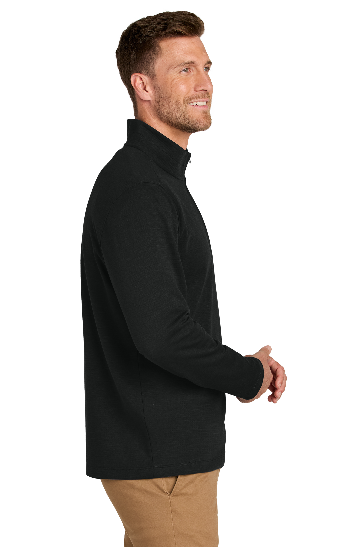 Port Authority® Breakwater 1/4-Zip Pullover - Deep Black