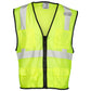 Kishigo 1192 Economy Series 6-Pocket Mesh Safety Vest - Yellow/Lime