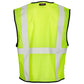 Kishigo 1192 Economy Series 6-Pocket Mesh Safety Vest - Yellow/Lime