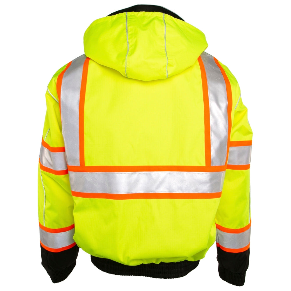 Kishigo JS119 Brilliant Series Bomber Jacket - Yellow/Lime