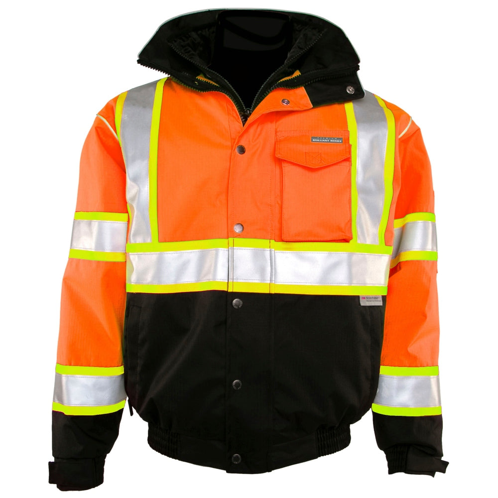 Kishigo JS119 Brilliant Series Bomber Jacket - Orange