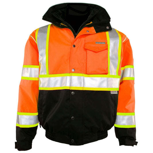 Kishigo JS119 Brilliant Series Bomber Jacket - Orange