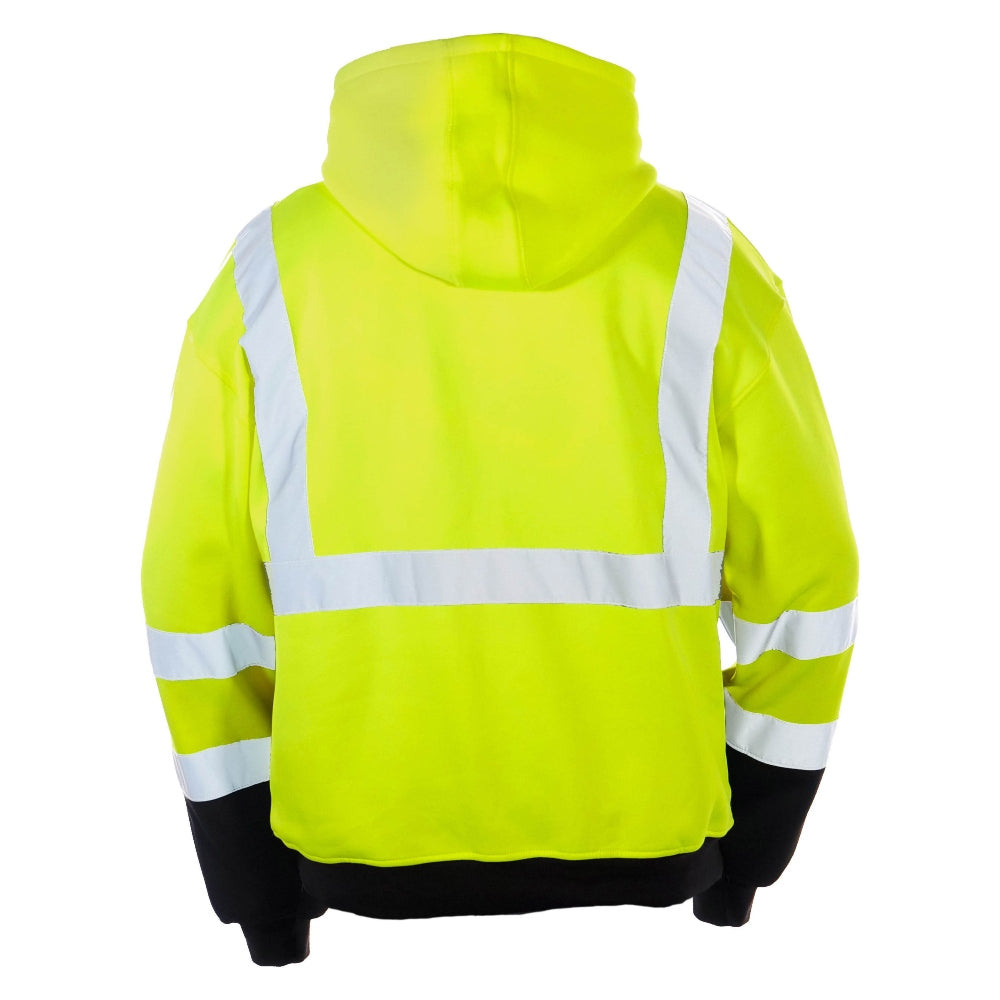 Kishigo JS154 Black Bottom Pullover Hoodie Sweatshirt - Yellow