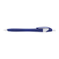 Cougar Retractable Ballpoint Pen - Blue w/Silver Trim