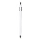 Cougar Retractable Ballpoint Pen - White w/Black Trim