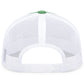 Pacific Headwear Trucker Snapback Cap - Kelly/White/Kelly