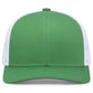 Pacific Headwear Trucker Snapback Cap - Kelly/White/Kelly