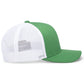 Pacific Headwear Trucker Snapback Cap - Kelly/White/Kelly