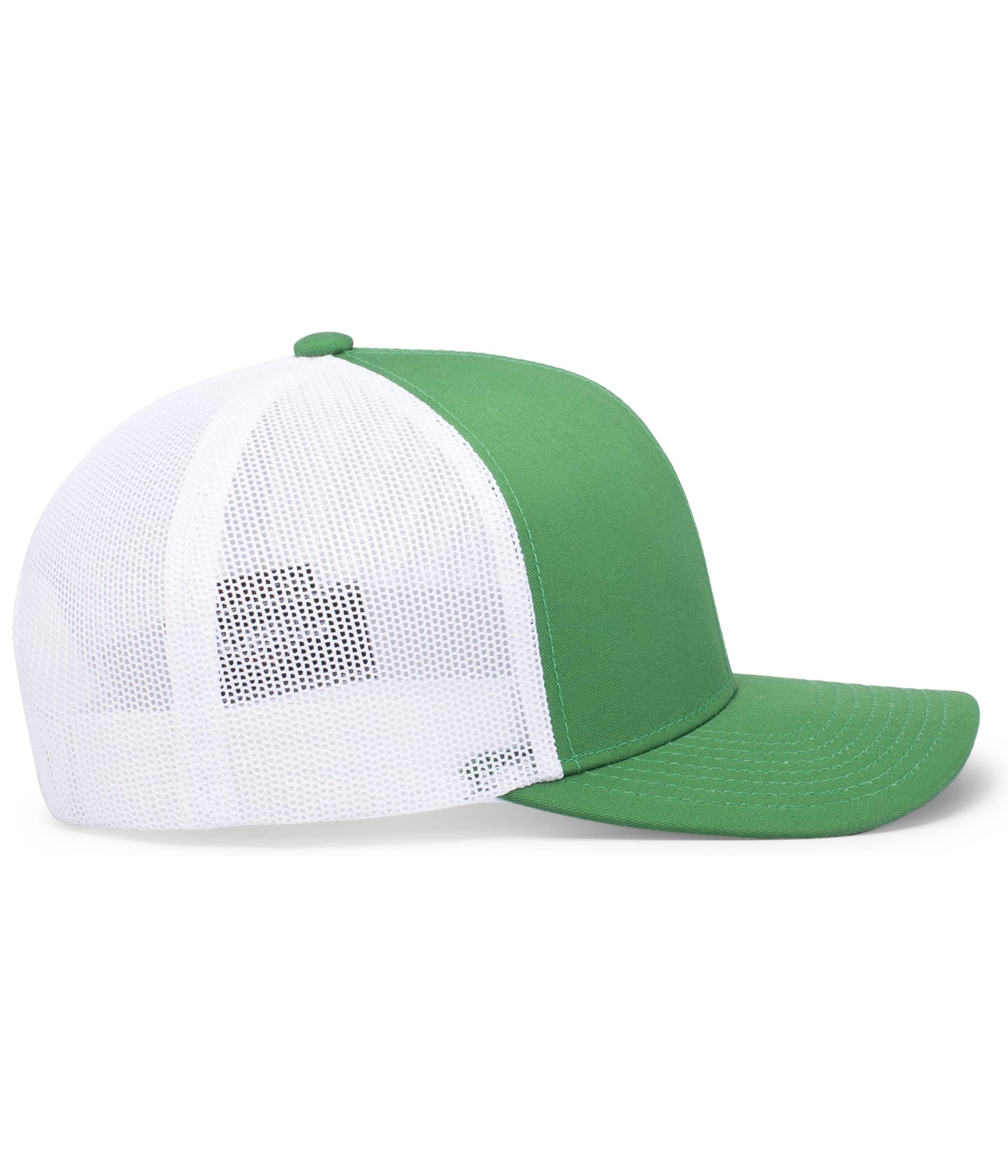 Pacific Headwear Trucker Snapback Cap - Kelly/White/Kelly