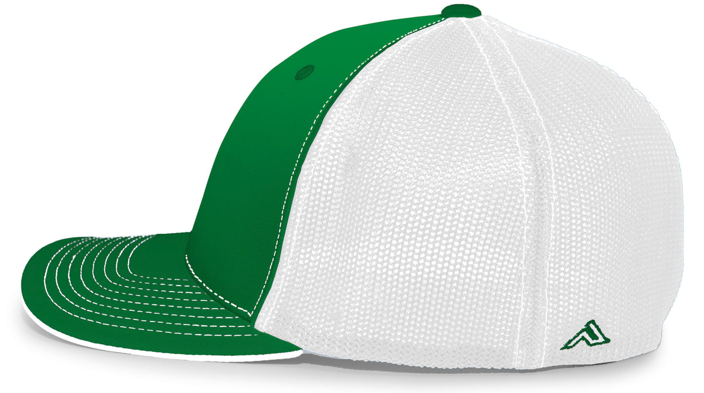 Pacific Headwear Trucker PacFlex Cap - Kelly/White