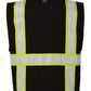 Kishigo - EV Series® Enhanced Visibility Multi-Pocket Mesh Vest - Black / Lime