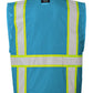 Kishigo - EV Series® Enhanced Visibility Multi-Pocket Mesh Vest - Electric Blue / Lime