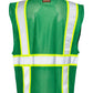 Kishigo - EV Series® Enhanced Visibility Multi-Pocket Mesh Vest - Green / Lime
