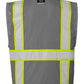 Kishigo - EV Series® Enhanced Visibility Multi-Pocket Mesh Vest - Grey / Lime