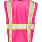 Kishigo - EV Series® Enhanced Visibility Multi-Pocket Mesh Vest - Pink / Lime