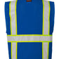 Kishigo - EV Series® Enhanced Visibility Multi-Pocket Mesh Vest - Royal Blue / Lime