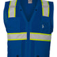 Kishigo - EV Series® Enhanced Visibility Multi-Pocket Mesh Vest - Royal Blue / Lime