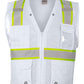 Kishigo - EV Series® Enhanced Visibility Multi-Pocket Mesh Vest -White