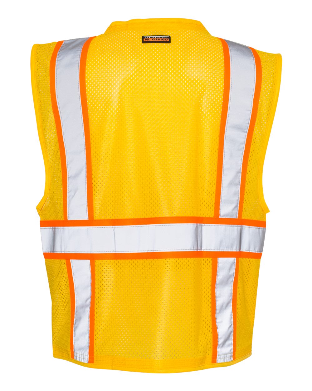 Kishigo - EV Series® Enhanced Visibility Multi-Pocket Mesh Vest - Yellow / Orange