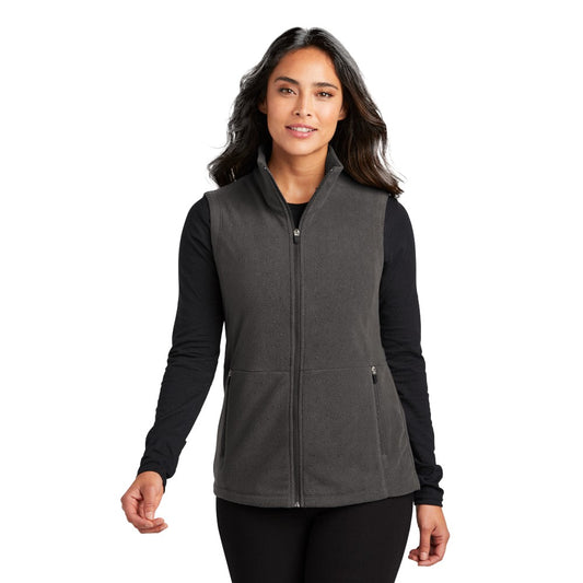 Port Authority® Women's Accord Microfleece Vest - Pewter