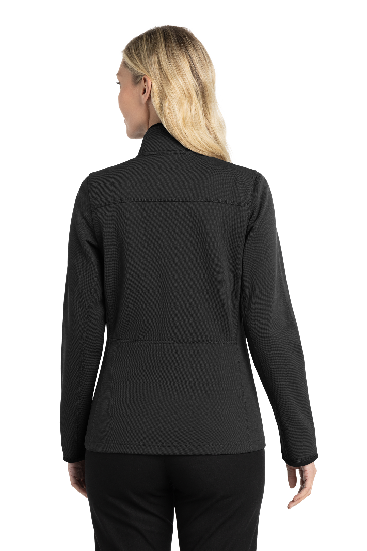 Port Authority® Women's Pique Fleece Jacket - Black