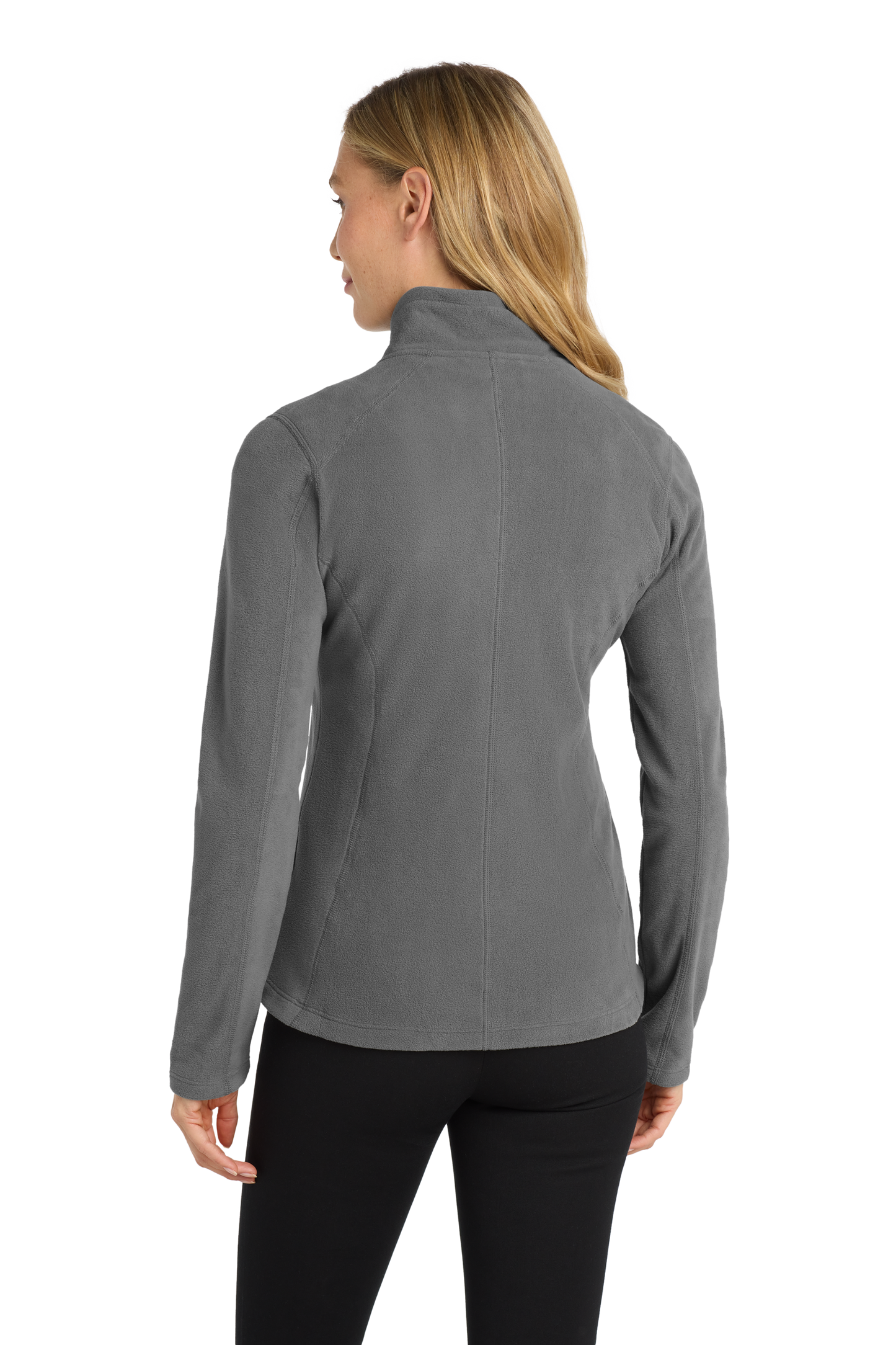 Port Authority® Women's Microfleece Jacket - Pearl Grey