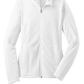 Port Authority® Women's Microfleece Jacket - White