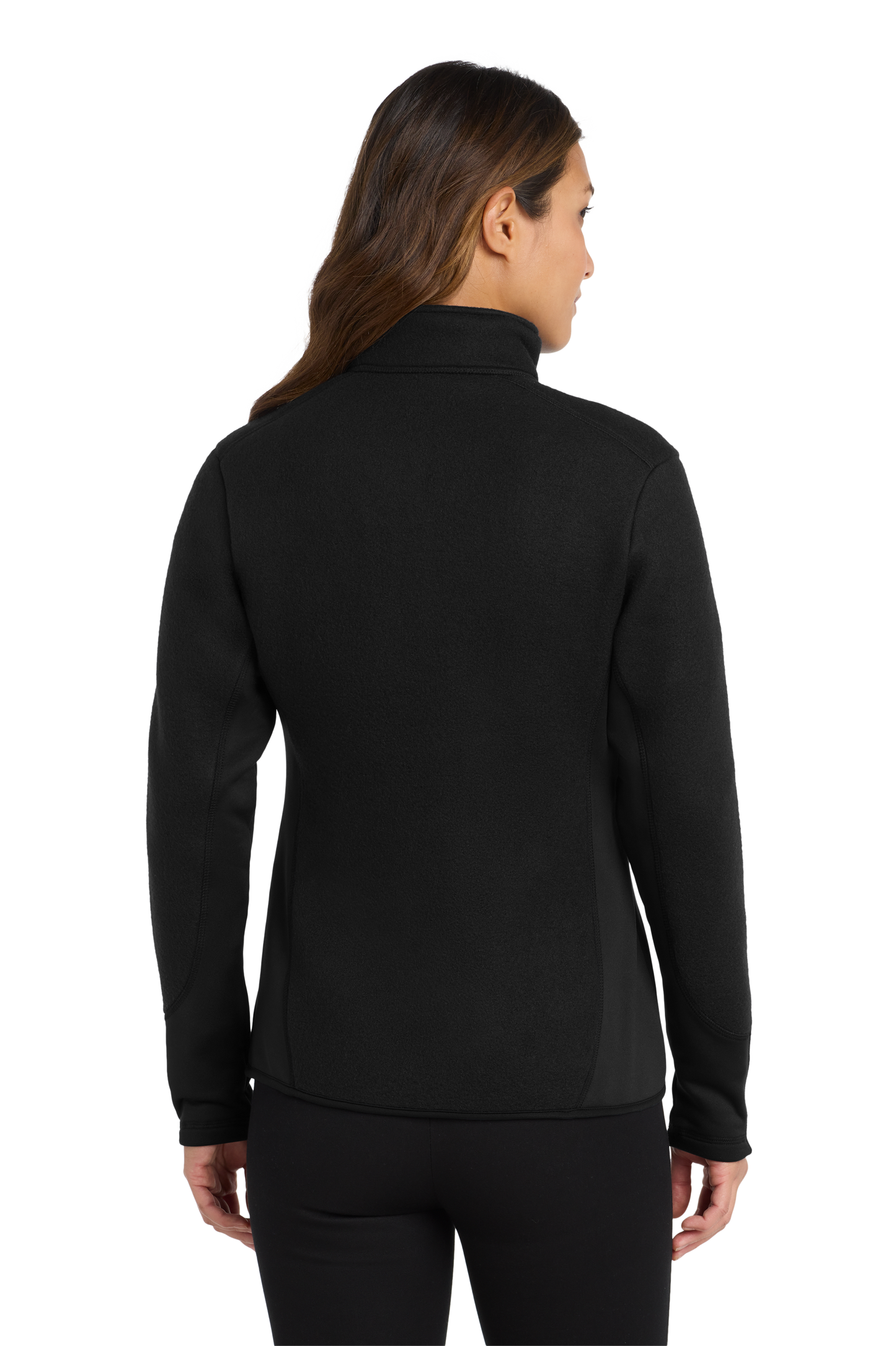 Port Authority® Women's R-Tek® Pro Fleece Full-Zip Jacket - Black / Black