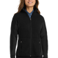Port Authority® Women's R-Tek® Pro Fleece Full-Zip Jacket - Black / Black