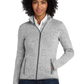 Port Authority® Women's Sweater Fleece Jacket - Grey Heather