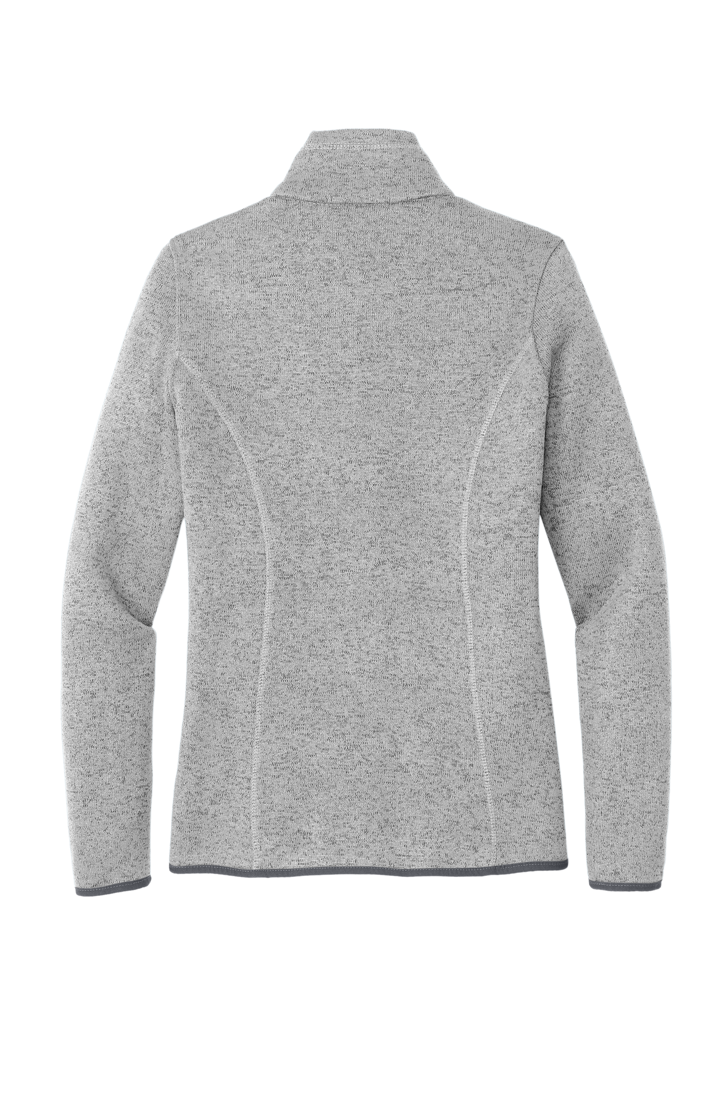Port Authority® Women's Sweater Fleece Jacket - Grey Heather