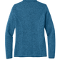 Port Authority® Women's Sweater Fleece Jacket - Medium Blue Heather