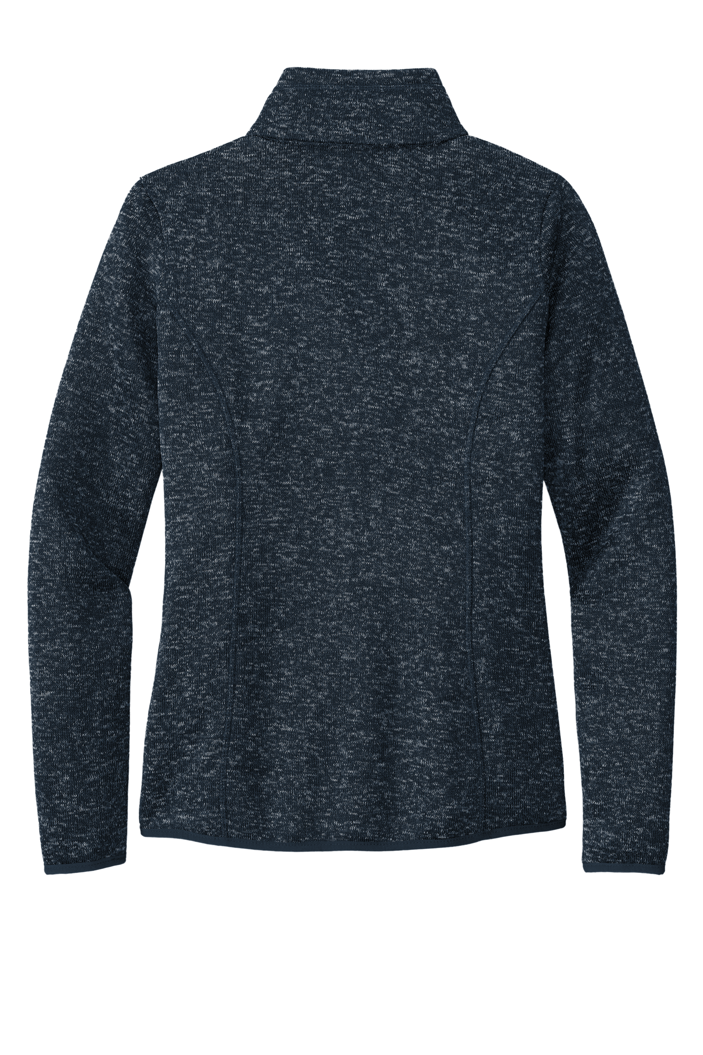 Port Authority® Women's Sweater Fleece Jacket - River Blue Navy Heather