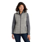 Port Authority ® Women's Sweater Fleece Vest - Grey Heather